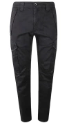 C.p. Company Cargo Fitted Trousers In Black