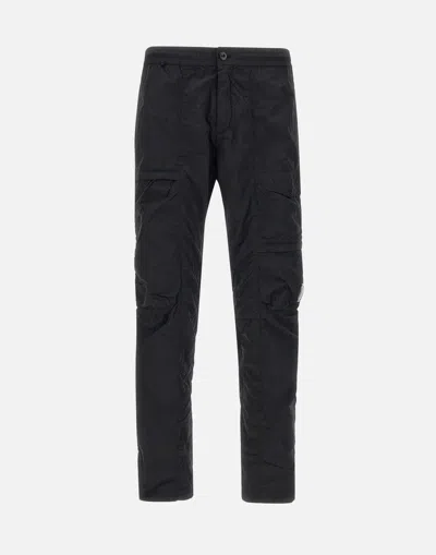 C.p. Company C. P. Company Man Pants Midnight Blue Size 32 Cotton, Elastane In Blue