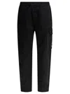 C.p. Company Black Micro Reps Cargo Pants In Black