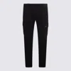 C.p. Company Utility Trousers With Belt Loops And Cargo Pockets In Black