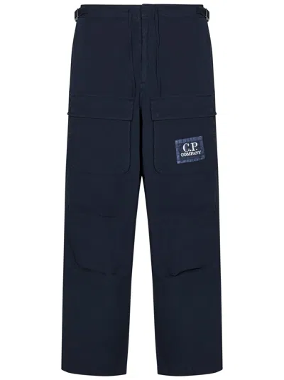 C.p. Company Trousers In Blue