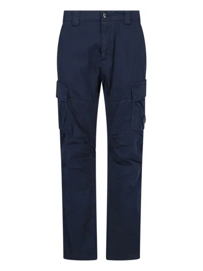 C.p. Company Trousers In Blue