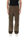 C.p. Company C.p.company Stretch Sateen Loose Cargo Pants In Brown