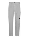 C.p. Company Elastic Waistband Cargo Pant In Gray