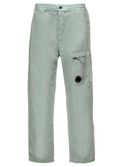 C.p. Company Trousers In Green