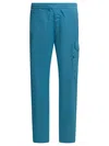C.p. Company C.p.company Light Blue Polyamide Trousers In Multi