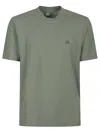 C.p. Company Logo-detail Cotton T-shirt In Green