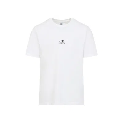 C.p. Company Artwork Logo T-shirt In White