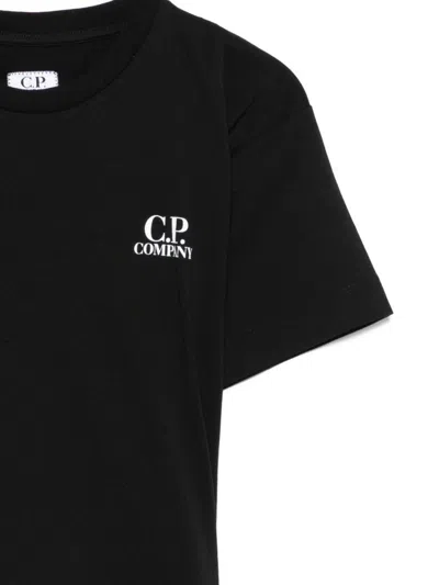 C.p. Company T-shirt With Logo In Black