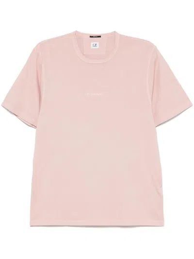 C.p. Company Tshirts Clothing In 520 Misty Rose