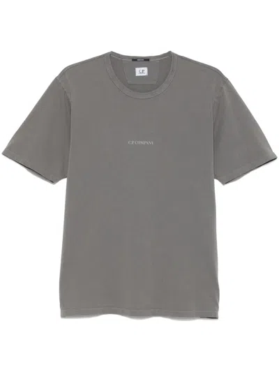 C.p. Company Tshirts Clothing In 935 Smoked Pearl