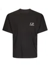 C.p. Company C.p.company Logo-print Short-sleeve Tee In Black