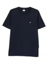 C.p. Company C.p.company Cotton T-shirt With Logo In Black