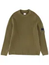 C.p. Company C. P. Company Cotton Sweater In Green