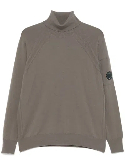C.p. Company Turtleneck Sweater In Grey