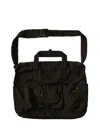 C.p. Company Twill Shoulder Bag In Black