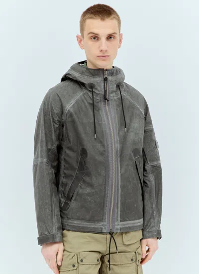 C.p. Company Two Hooded Jacket In Grey