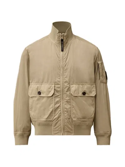 C.p. Company Kids' U16 Chrome-r Lens-detail Zip-up Jacket In Brown