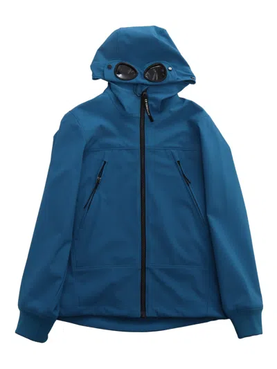 C.p. Company Undersixteen Kids' Blue Hooded Jacket