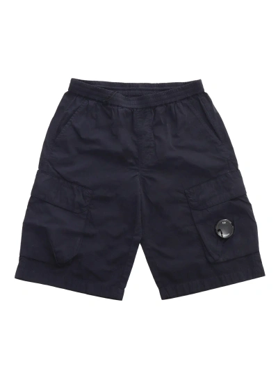 C.p. Company Undersixteen Kids' Blue Shorts