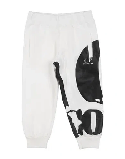 C.p. Company Undersixteen Babies' C. P. Company Undersixteen Toddler Boy Pants White Size 4 Cotton, Elastane