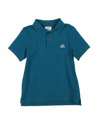 C.p. Company Undersixteen Babies' C. P. Company Undersixteen Toddler Boy Polo Shirt Deep Teal Size 6 Cotton