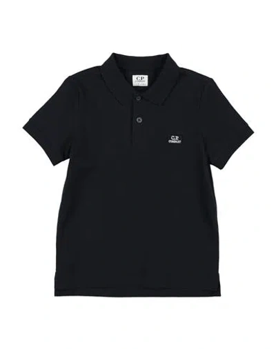 C.p. Company Undersixteen Babies' C. P. Company Undersixteen Toddler Boy Polo Shirt Midnight Blue Size 6 Cotton, Elastane