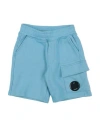 C.p. Company Undersixteen Babies' C. P. Company Undersixteen Toddler Boy Shorts & Bermuda Shorts Light Blue Size 3 Cotton