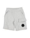C.p. Company Undersixteen Babies' C. P. Company Undersixteen Toddler Boy Shorts & Bermuda Shorts Light Grey Size 3 Cotton In Gray