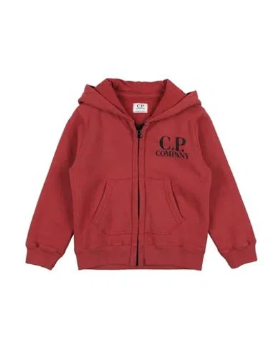 C.p. Company Undersixteen Babies' C. P. Company Undersixteen Toddler Boy Sweatshirt Brick Size 6 Cotton In Red