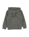 C.p. Company Undersixteen C. P. Company Undersixteen Toddler Boy Sweatshirt Military Green Size 6 Cotton, Elastane In Green