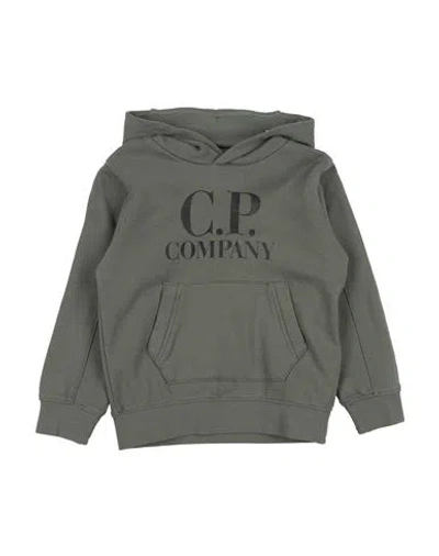 C.p. Company Undersixteen Babies' C. P. Company Undersixteen Toddler Boy Sweatshirt Military Green Size 6 Cotton, Elastane