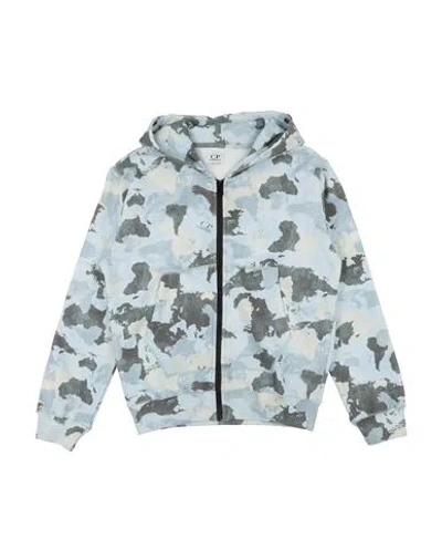 C.p. Company Undersixteen Babies' C. P. Company Undersixteen Toddler Boy Sweatshirt Sky Blue Size 6 Cotton, Elastane