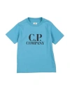 C.p. Company Undersixteen Babies' C. P. Company Undersixteen Toddler Boy T-shirt Azure Size 4 Cotton, Elastane In Blue