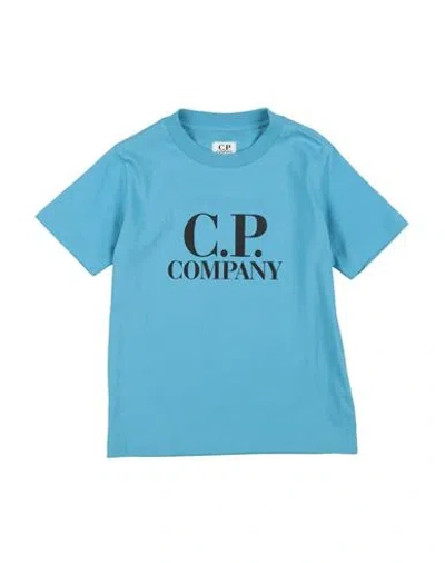 C.p. Company Undersixteen Babies' C. P. Company Undersixteen Toddler Boy T-shirt Azure Size 4 Cotton, Elastane