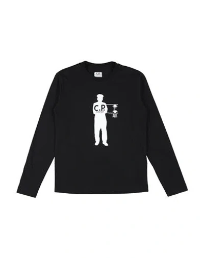 C.p. Company Undersixteen Babies' C. P. Company Undersixteen Toddler Boy T-shirt Black Size 6 Cotton