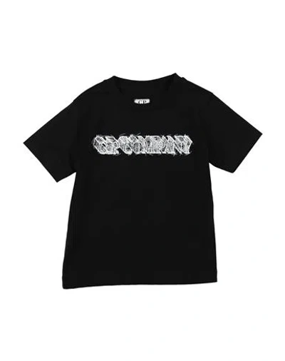 C.p. Company Undersixteen Babies' C. P. Company Undersixteen Toddler Boy T-shirt Black Size 6 Cotton, Elastane