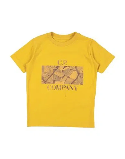 C.p. Company Undersixteen Babies' C. P. Company Undersixteen Toddler Boy T-shirt Marigold Size 6 Cotton In Yellow