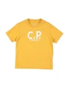 C.p. Company Undersixteen Babies' C. P. Company Undersixteen Toddler Boy T-shirt Marigold Size 6 Cotton In Yellow