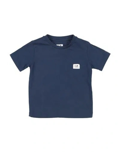 C.p. Company Undersixteen Babies' C. P. Company Undersixteen Toddler Boy T-shirt Navy Size 3 Cotton In Blue