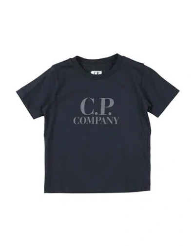 C.p. Company Undersixteen Babies' C. P. Company Undersixteen Toddler Boy T-shirt Navy Size 3 Cotton In Blue