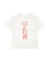 C.p. Company Undersixteen C. P. Company Undersixteen Toddler Boy T-shirt Off White Size 6 Cotton, Elastane