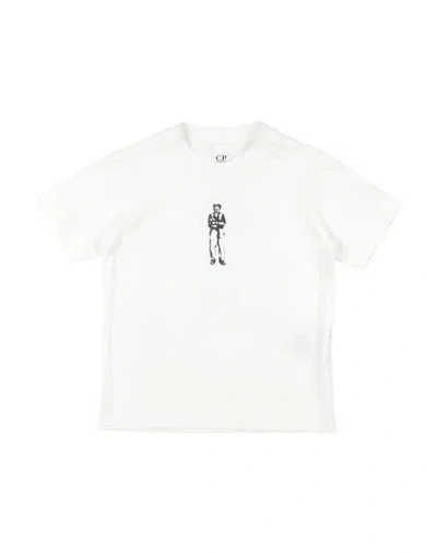 C.p. Company Undersixteen Babies' C. P. Company Undersixteen Toddler Boy T-shirt Off White Size 6 Cotton, Elastane