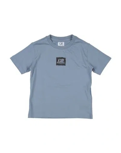 C.p. Company Undersixteen Babies' C. P. Company Undersixteen Toddler Boy T-shirt Pastel Blue Size 6 Cotton