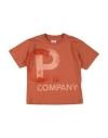 C.p. Company Undersixteen C. P. Company Undersixteen Toddler Boy T-shirt Rust Size 6 Cotton In Orange