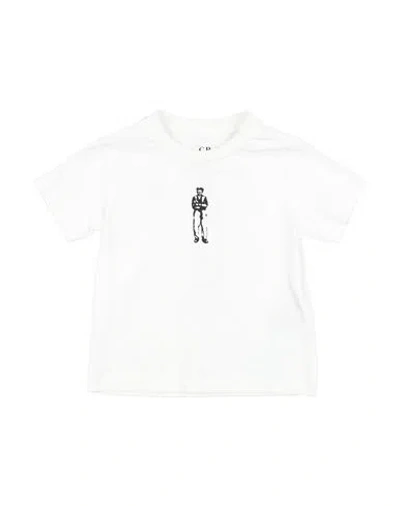 C.p. Company Undersixteen Babies' C. P. Company Undersixteen Toddler Boy T-shirt White Size 4 Cotton, Elastane
