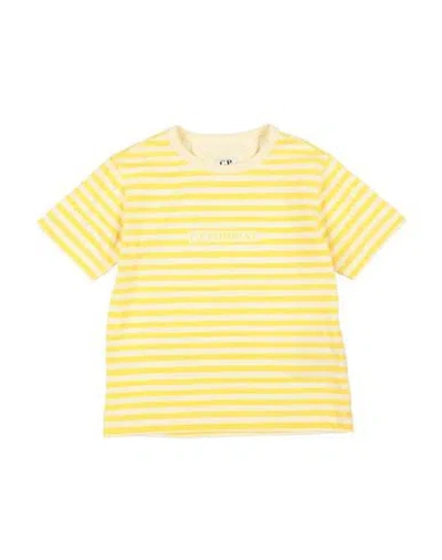 C.p. Company Undersixteen Babies' C. P. Company Undersixteen Toddler Boy T-shirt Yellow Size 6 Cotton