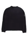 C.p. Company Undersixteen Crewneck Sweater In Black