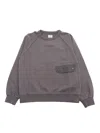 C.p. Company Undersixteen Crewneck Sweater In Grey