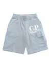 C.p. Company Undersixteen Gray Shorts In Grey
